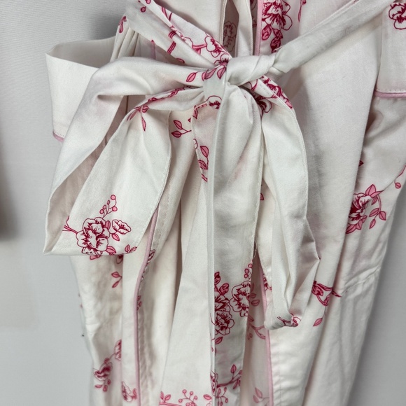 Petite Plume English Rose Floral Cotton Robe - Picture 8 of 10